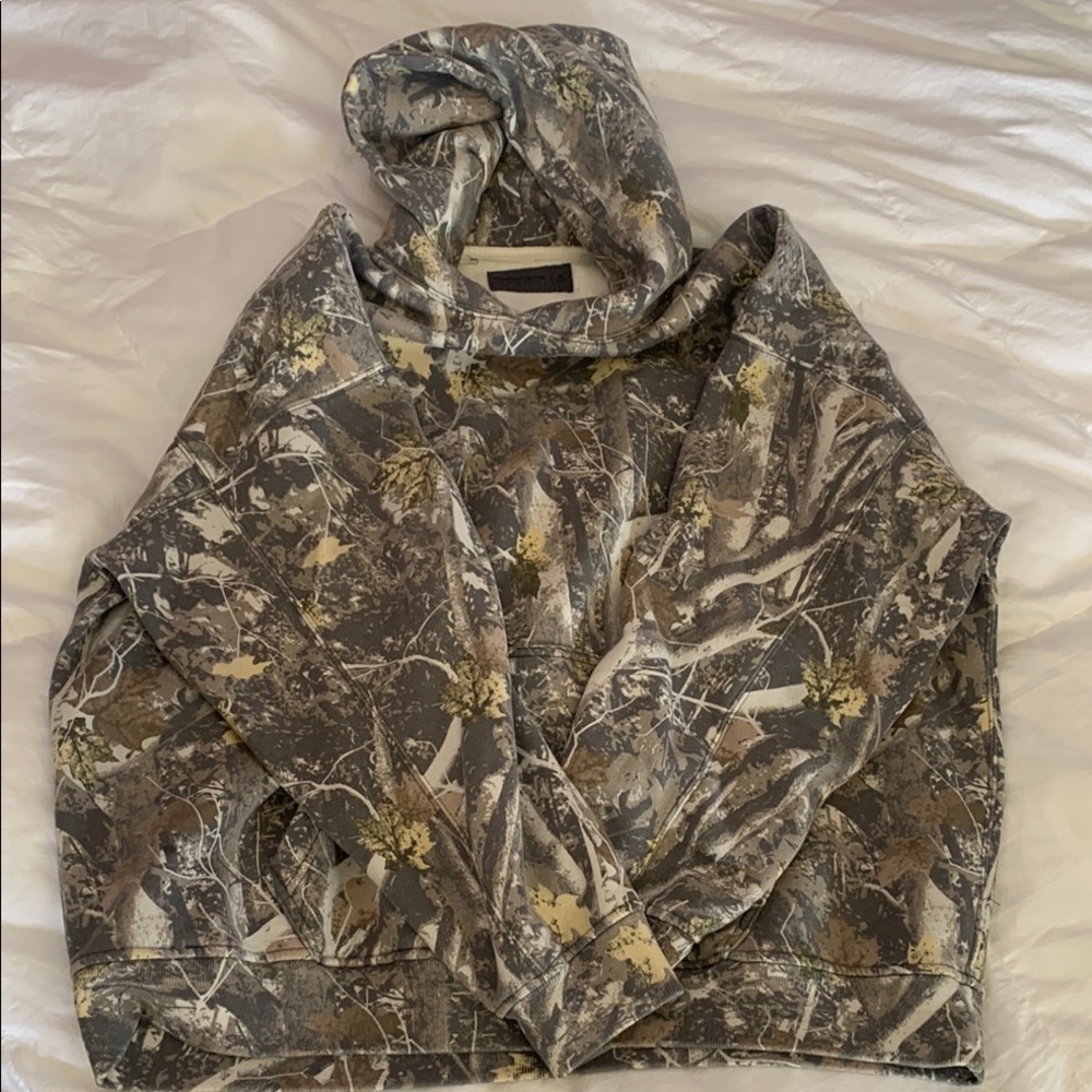 Camouflage Hooded Sweatshirt